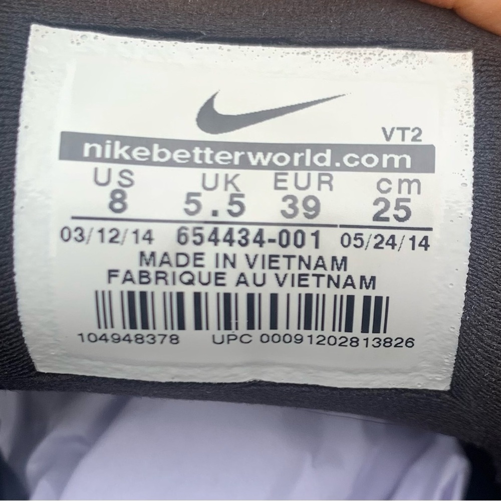 NIKE Womens Sz 8 Shoes Lunarglide 6 Sneaker 654434-001 Dynamic Support Running - Picture 4 of 16